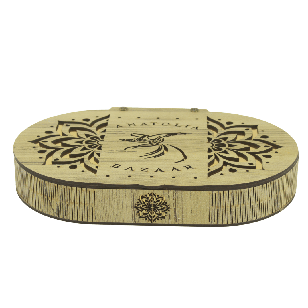 Anatolia Bazaar Oval Desenli Kutu