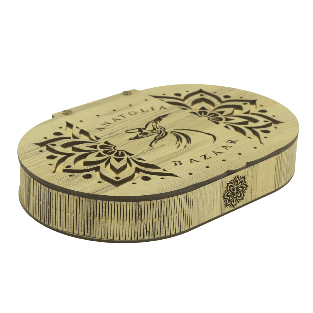 Anatolia Bazaar Oval Desenli Kutu