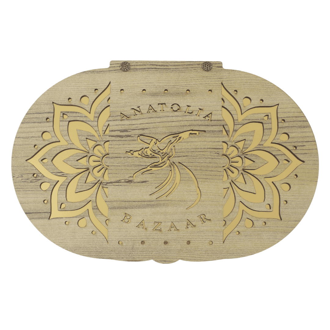 Anatolia Bazaar Oval Desenli Kutu